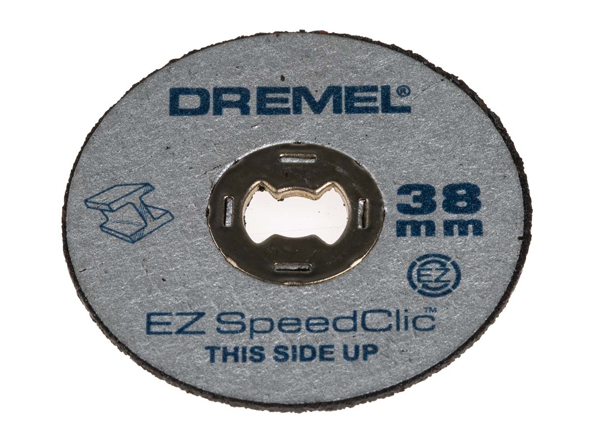 Dremel SpeedClic Silicon Carbide, 38 mm x 1.12 mm Thick, Coarse Grade, 5 Grit 5 Per Pack
