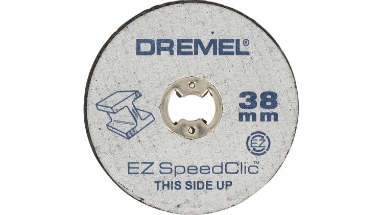 2615s456jd Dremel SpeedClic Aluminium Oxide, 38 mm x 1.12 mm Thick, Very Fine Grade, 12 Grit 12 Per Pack