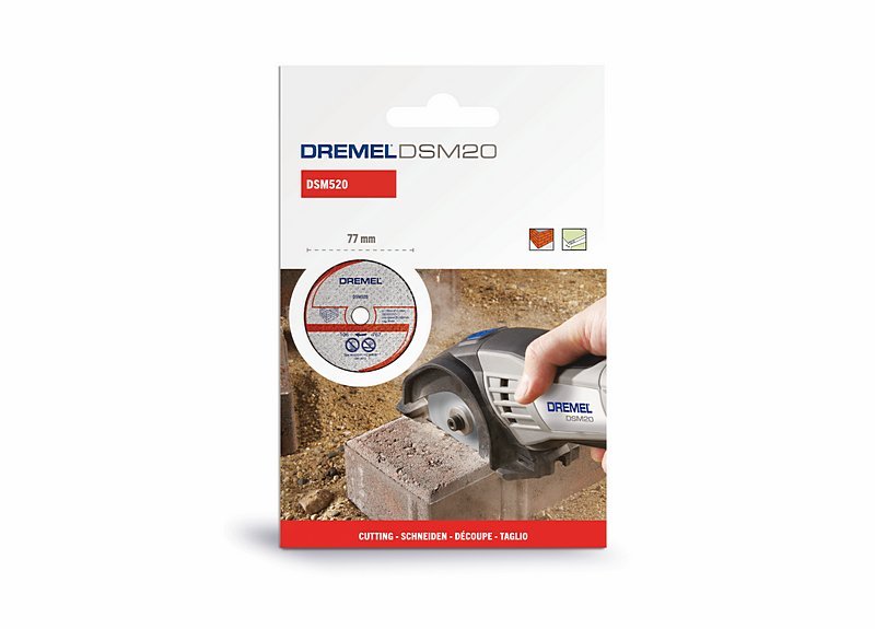Dremel DSM520 Reinforced Abrasive, 77 mm x 5 mm Thick