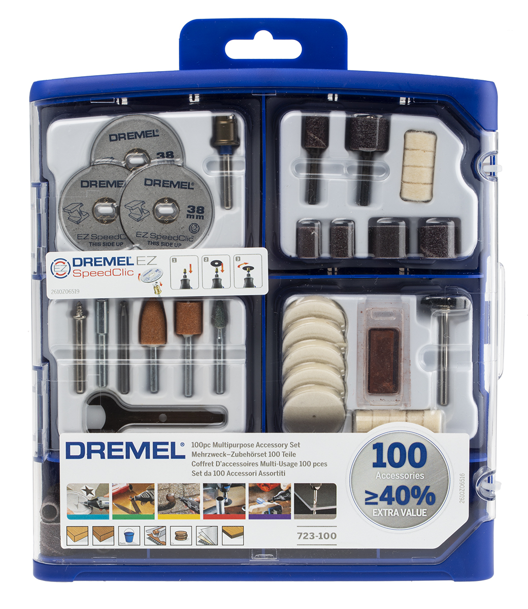 Dremel 100-Piece Multi-Purpose Modular Accessory Set for use with Dremel Tools