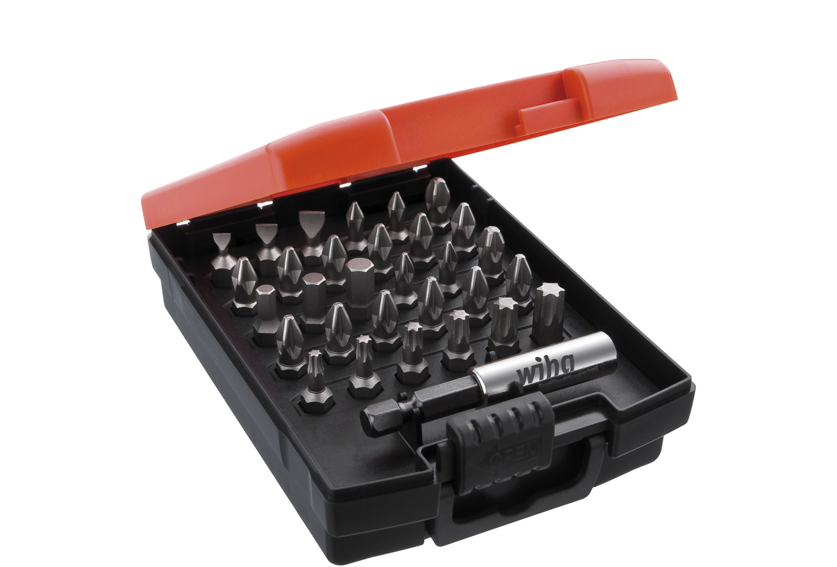 Wiha, Torx, Slotted, Pozidriv, Phillips, Hex Bit Set 32 Pieces