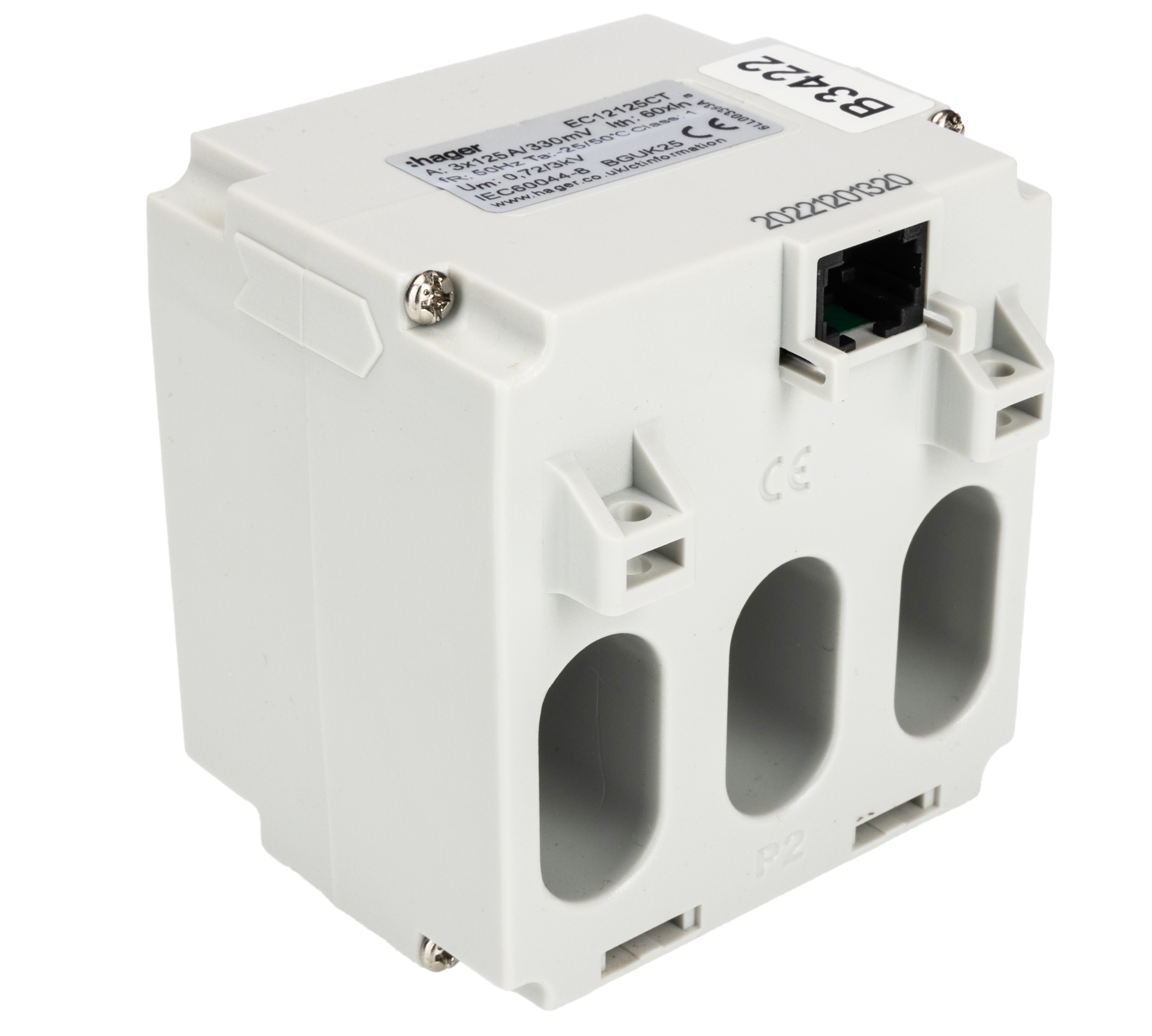 RS PRO Current Transformer 125 A 330mV 21 mm Bore