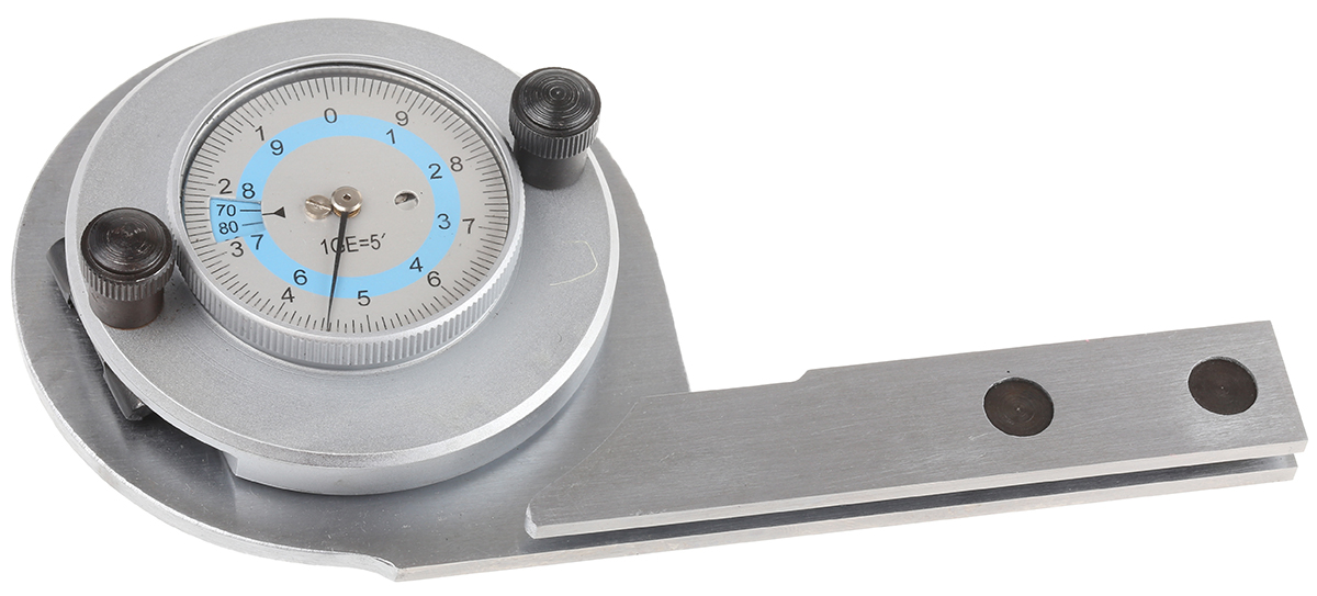 264-3508 RS PRO Metric Bevel Protractor, 300 mm Steel Blade