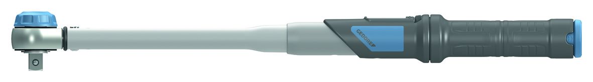 Gedore Click Torque Wrench, 20 To 100 Nm, 1/2 in Drive, Square Drive, 423.5mm Overall