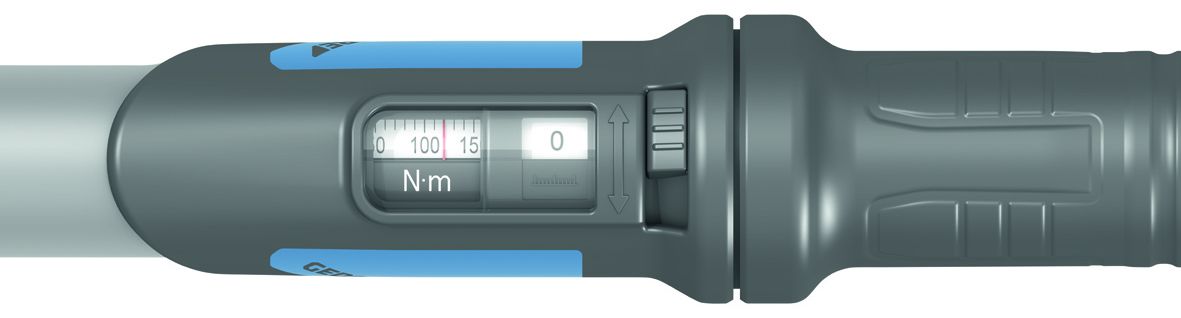 2641240 Gedore Click Torque Wrench, 40 To 200 Nm, 1/2 in Drive, Square Drive, 514.5mm Overall