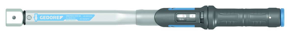 Gedore DMSE 100 Click Torque Wrench, 20 To 100 Nm, 9 x 12 mm Drive, Rectangular Drive, 398.5mm Overall