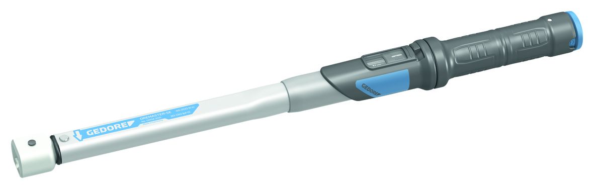 2641445 Gedore DMSE 100 Click Torque Wrench, 20 To 100 Nm, 9 x 12 mm Drive, Rectangular Drive, 398.5mm Overall
