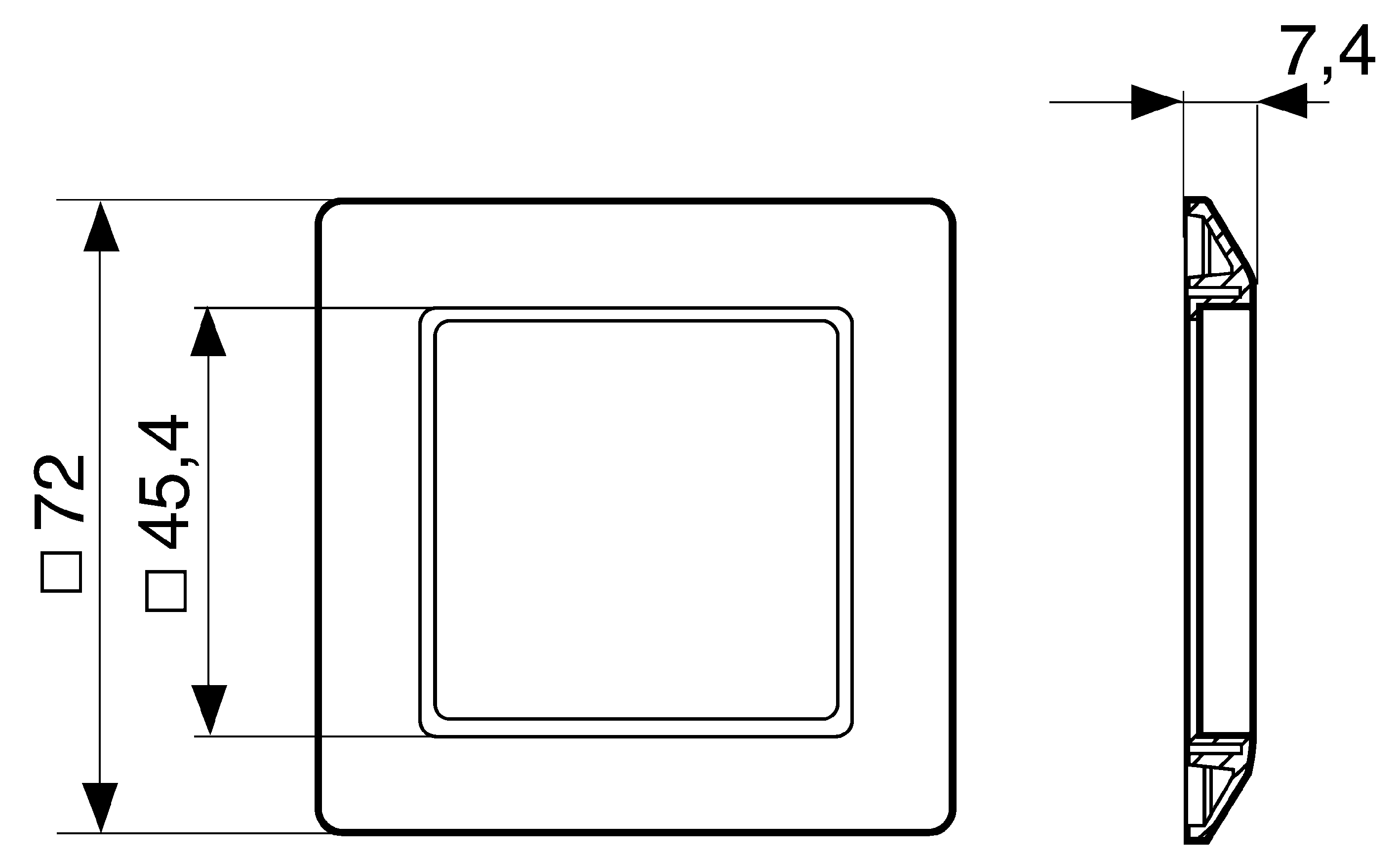 Crouzet Adapter For Use With  Chronometer, Batch Counter, Preselection Totaliser, Tachometer, Multi-Totaliser