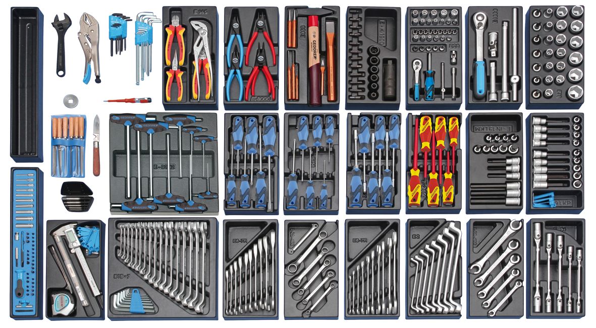 2657716 Gedore 326 Piece Maintenance Kit Tool Kit with Tool Chest