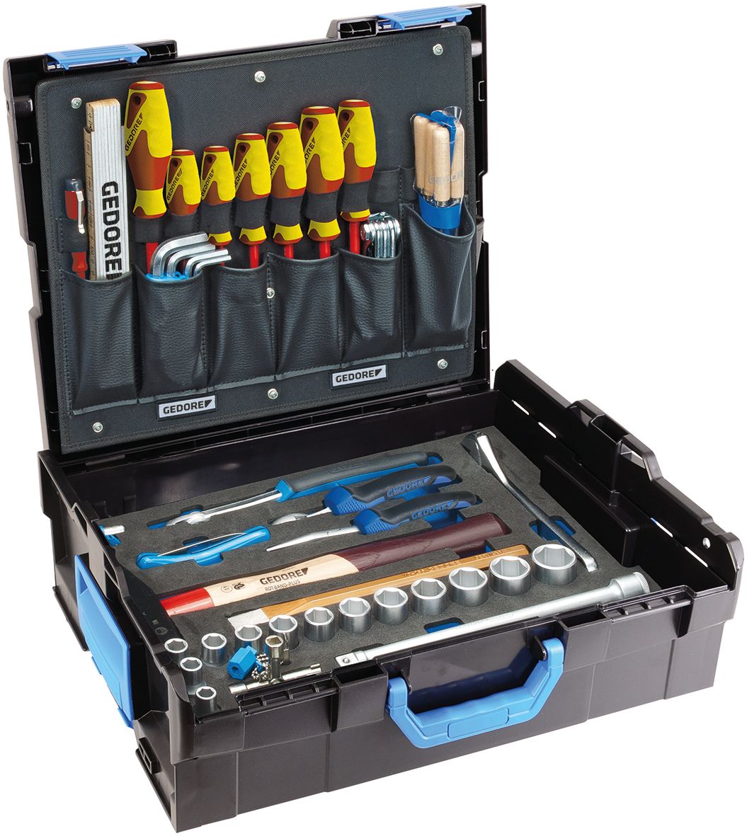 Gedore 58 Piece Engineer Tool Kit Tool Kit with Case VDE/1000V Approved