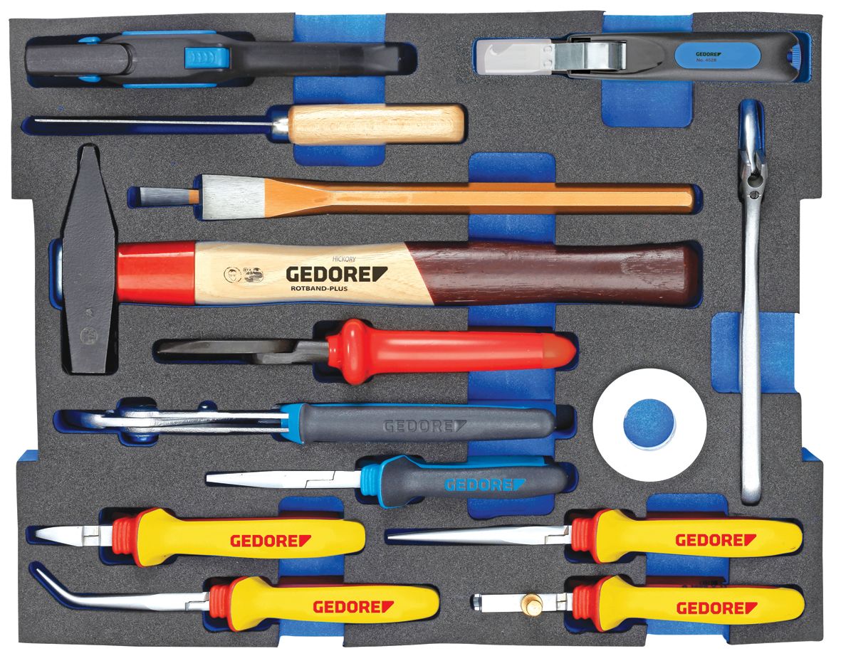 2658208 Gedore 36 Piece Electrician Tool Kit Tool Kit with Pouch VDE/1000V Approved
