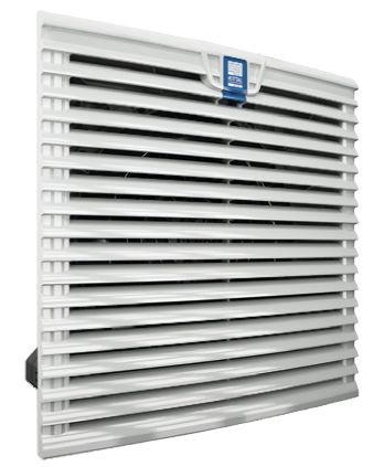 Rittal 3244 Series Filter Fan, 230 V ac, ac Operation, 587m³/h Filtered, 770m³/h Unimpeded, IP54, 323 x 323mm