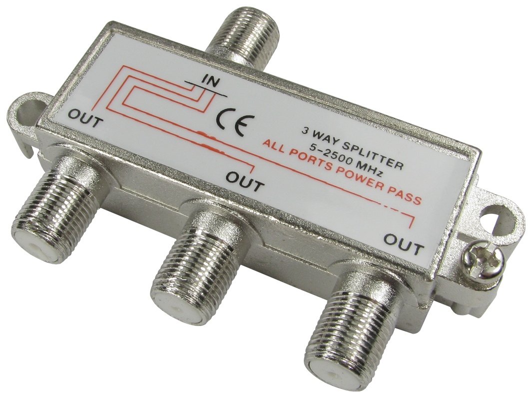 RS PRO F Connector/F Connector RF Splitter