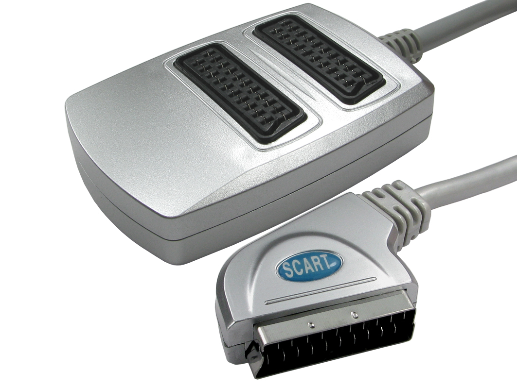 RS PRO Straight A/V Connector Adapter Male Splitter Female