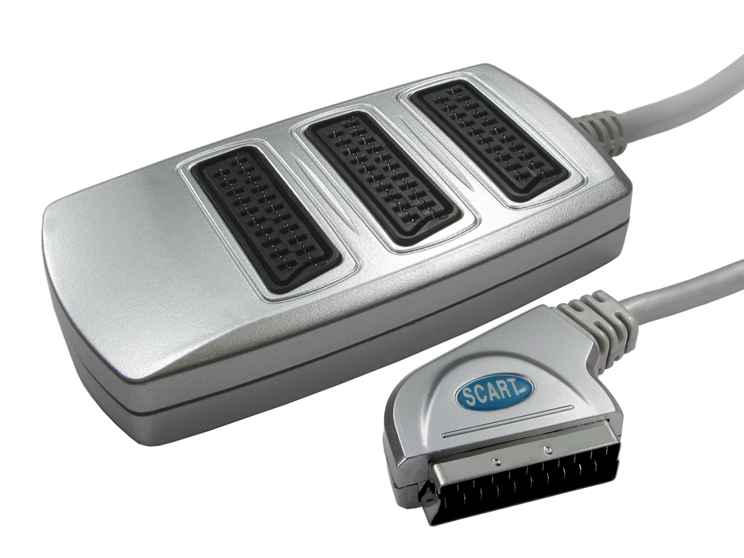 RS PRO Straight A/V Connector Adapter Male Splitter Female