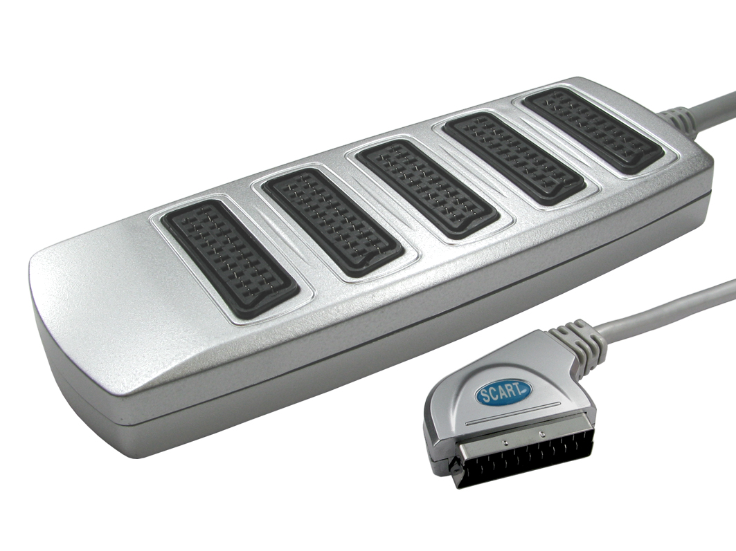 RS PRO Straight A/V Connector Adapter Male Splitter Female