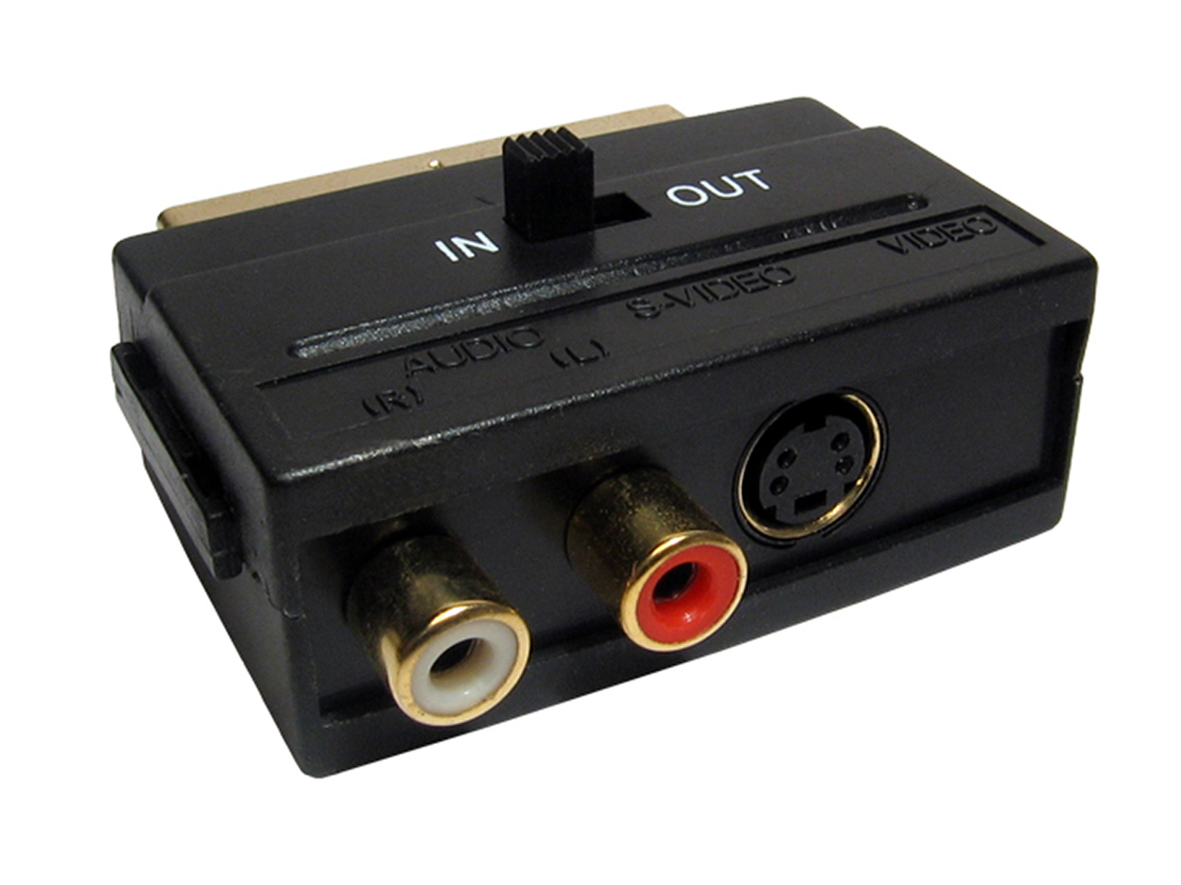 RS PRO Straight A/V Connector Adapter Male Adapter Female RCA & SVHS