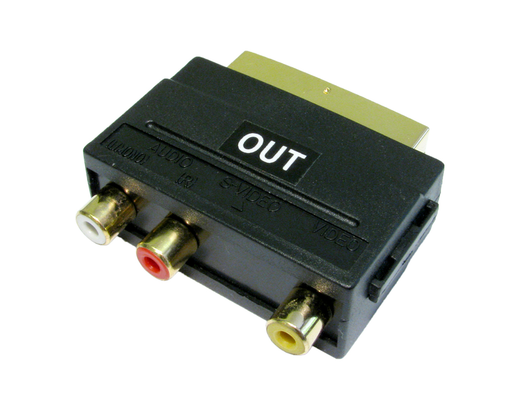 RS PRO Straight A/V Connector Adapter Male Adapter Female RCA