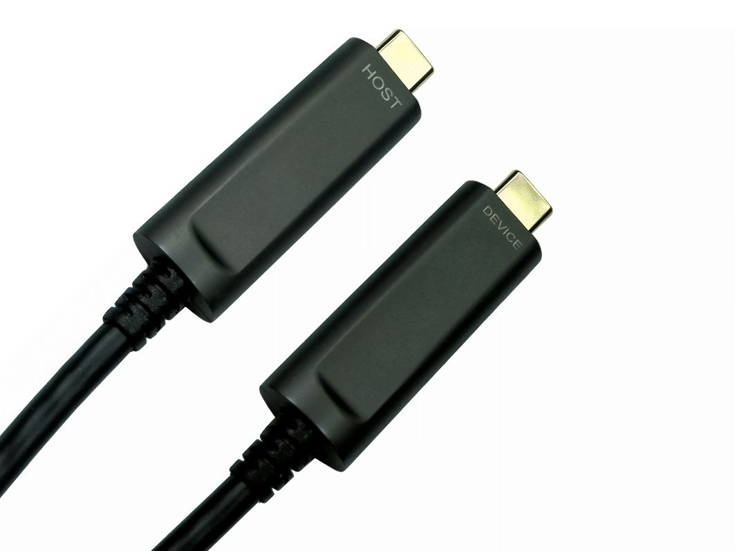 RS PRO USB Cable, Male USB Type C to Male, USB 3.1 USB Type C, Black, 15 m