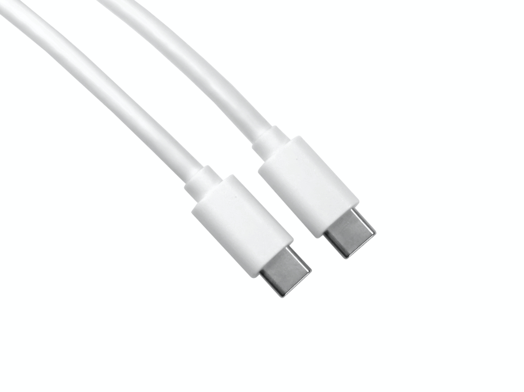 RS PRO USB Cable, Male USB Type C to Male, USB 3.0 USB Type C, White, 1.8 m
