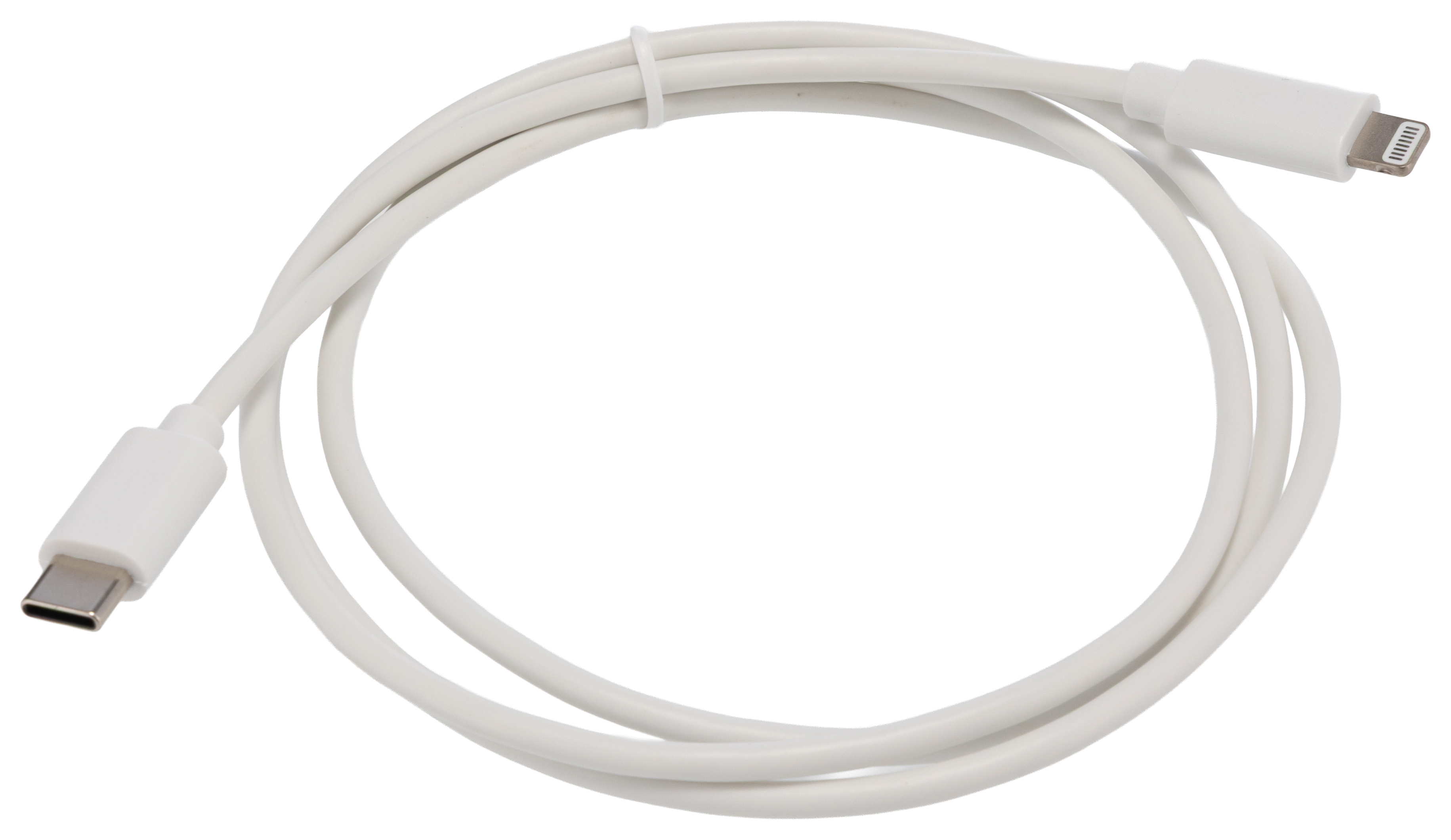 RS PRO USB Cable, Male USB Type C to Male, USB 3.0 Lightning Connector, White, 1 m