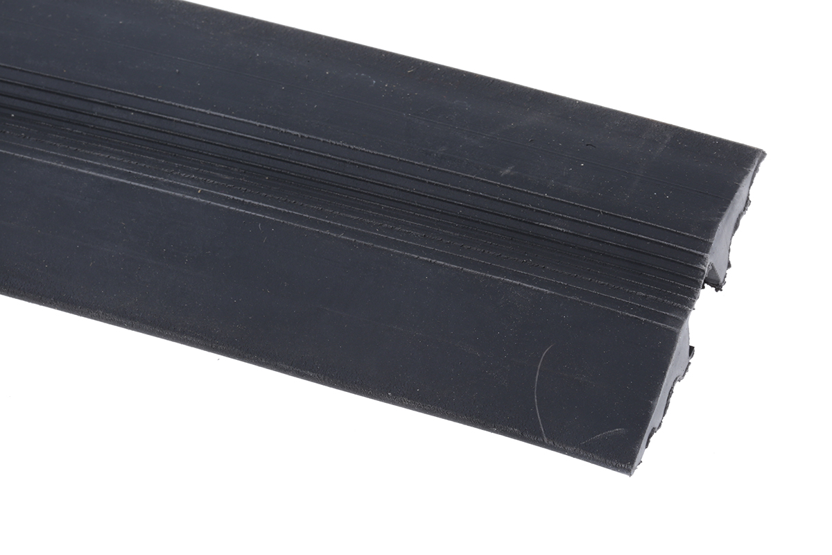 2660680 RS PRO 3 m Black Cable Cover in Rubber, 14 mm ID