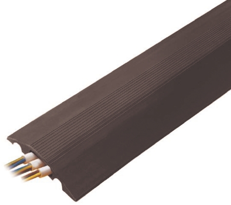 RS PRO 9 m Black Cable Cover in Rubber, 30 mm ID