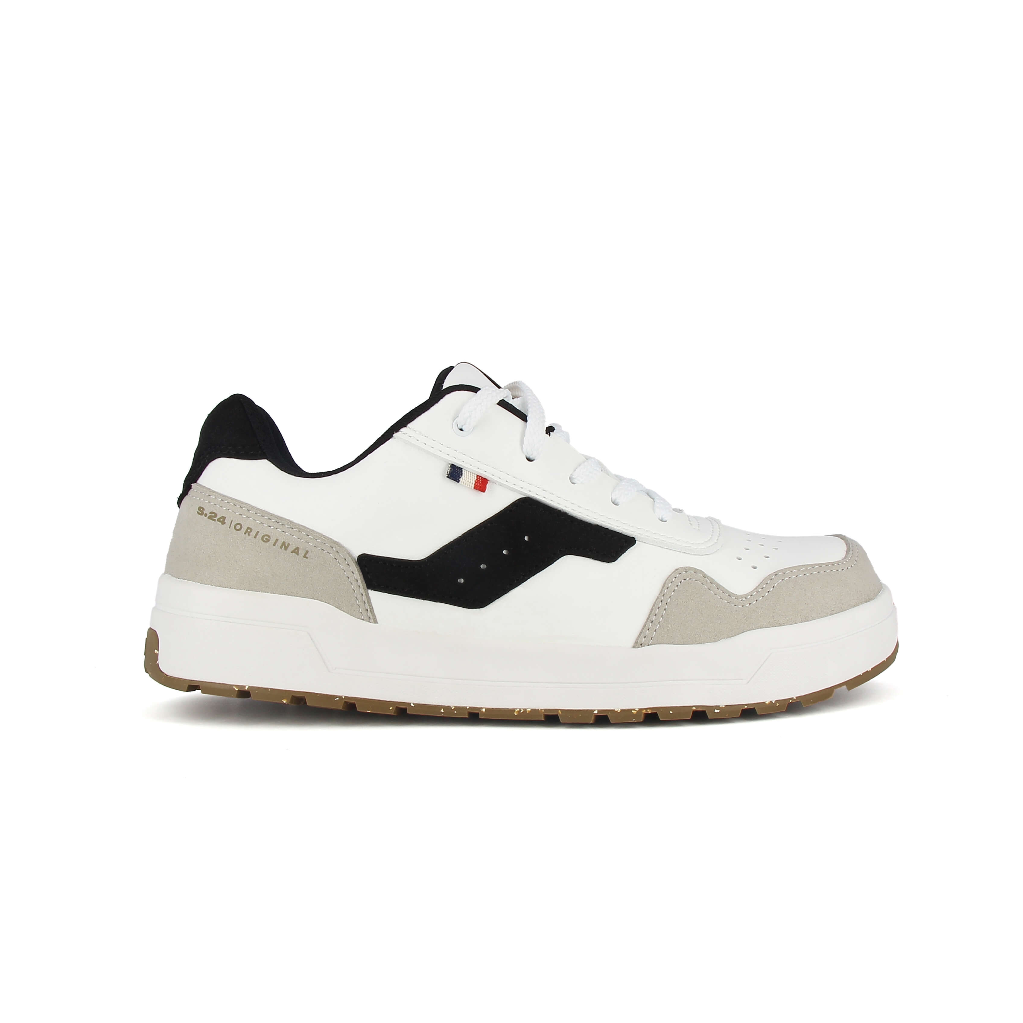 2662-8 S.24 Craft S1PL Unisex Black, White Fibreglass Footwear, UK 8, EU 42