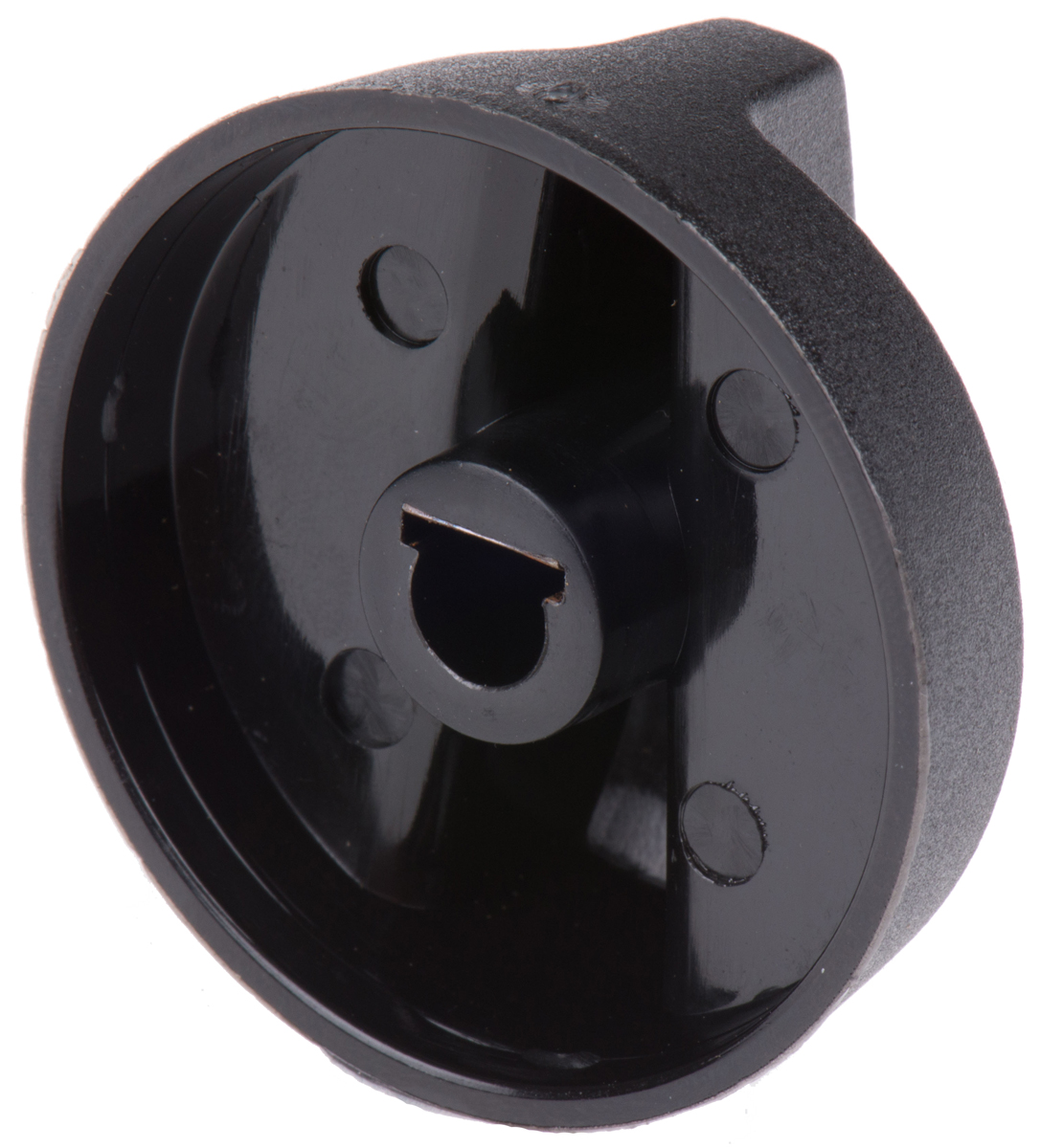 267-0875 RS PRO Black Thermoplastic 1-Arm Clamping Knob, Unthreaded Hole