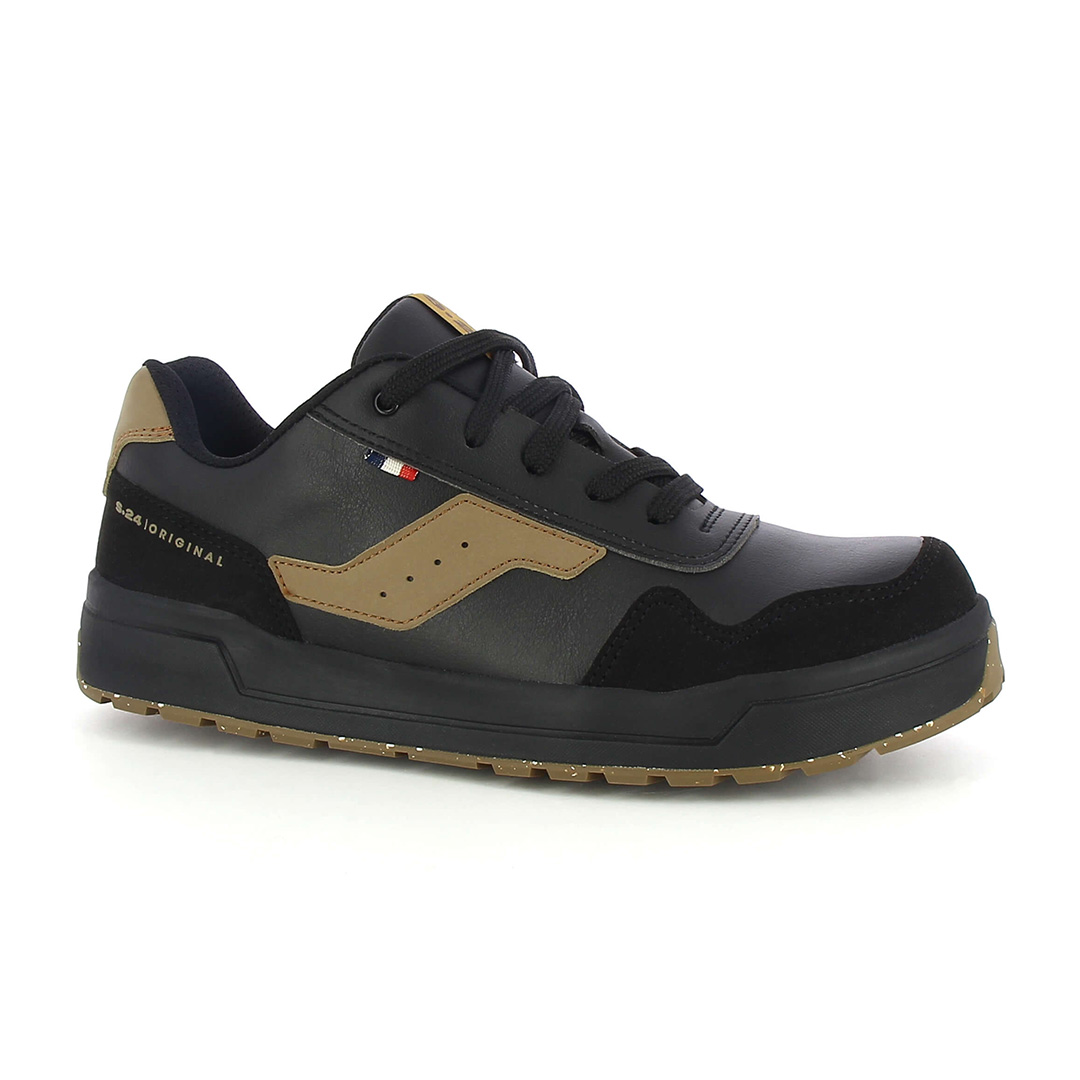 S.24 2672 Unisex Black Carbon, Fibreglass Safety Shoes, UK 6, EU 39