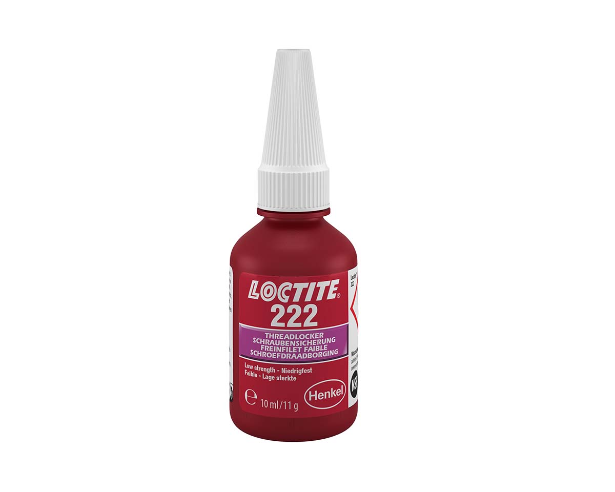 Loctite Loctite 222 Purple Threadlocking Adhesive, 10 ml Bottle, 6 h Cure Time