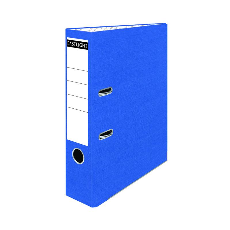 PLASTOREG Blue A4 Lever Arch Clip File