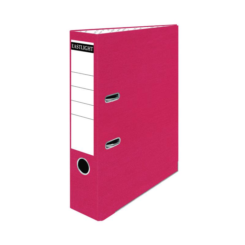 PLASTOREG Red A4 Lever Arch Clip File