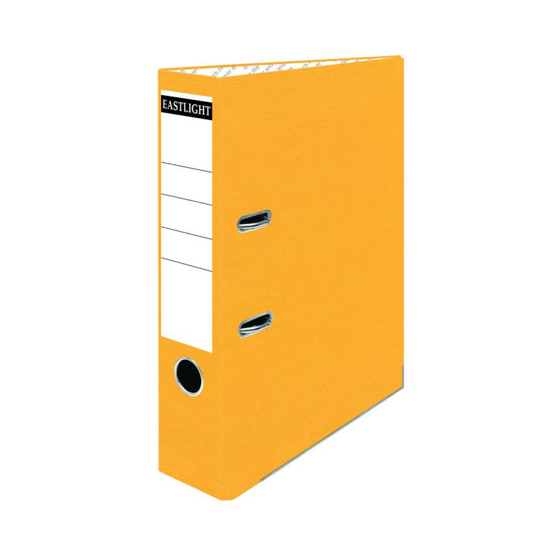 PLASTOREG Yellow A4 Lever Arch Clip File