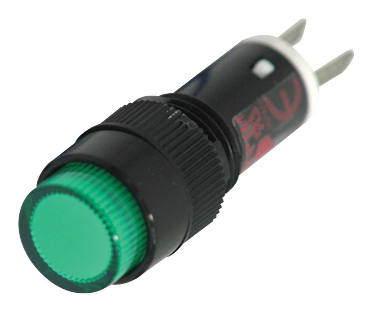 Idec Green Panel Mount Indicator, 10.1mm Mounting Hole Size