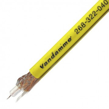 Van Damme Standard 75 Series, 500 m, RG59 Coaxial SDI Coaxial Cable 75 Ω, Unterminated