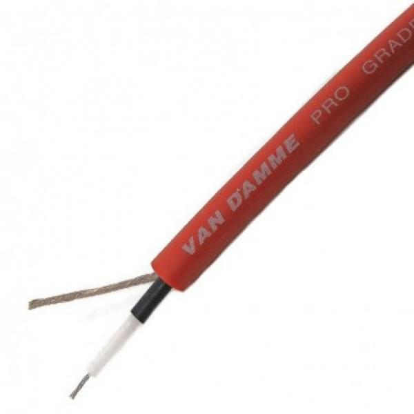 Van Damme 2 Core, 0.22 mm² CSA Screened, 6 mm OD, 100 m, Red