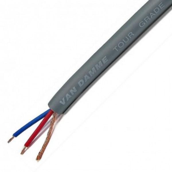 Van Damme VAN DAMME TOUR GRADE CLASSIC XKE Series 3 Core, 0.22 mm² CSA Screened, 6.35 mm OD, 100 m, Grey