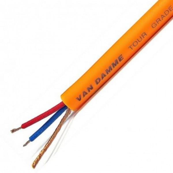 Van Damme 3 Core, 0.22 mm² CSA Screened, 6.35 mm OD, 100 m, Orange
