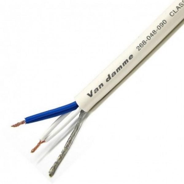 Van Damme 5 Core, 0.19 mm² CSA Screened, 6 mm OD, 100 m, White