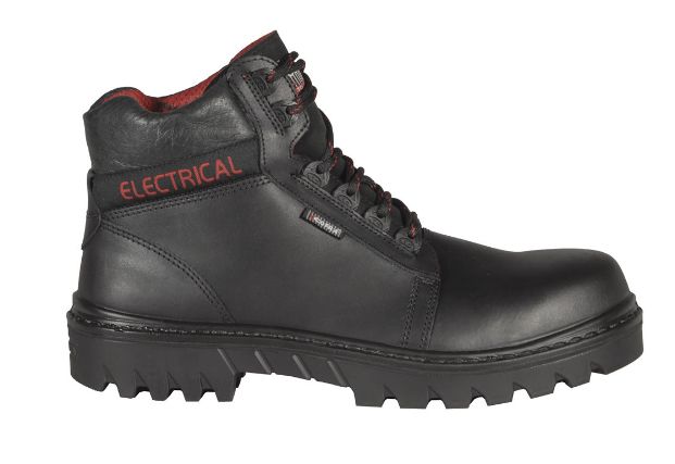 Cofra NEW ELECTRICAL Black Non-Metallic Toe Capped Unisex Safety Boots 7, EU 41 EN ISO 20345:2011