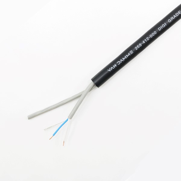 Van Damme Van Damme Digitour Series 2 Core, 0.14 mm² CSA Screened, 7.7 mm OD, 50 m, Black