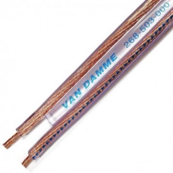 Van Damme 2 Core Speaker Cable, 100 m, Transparent