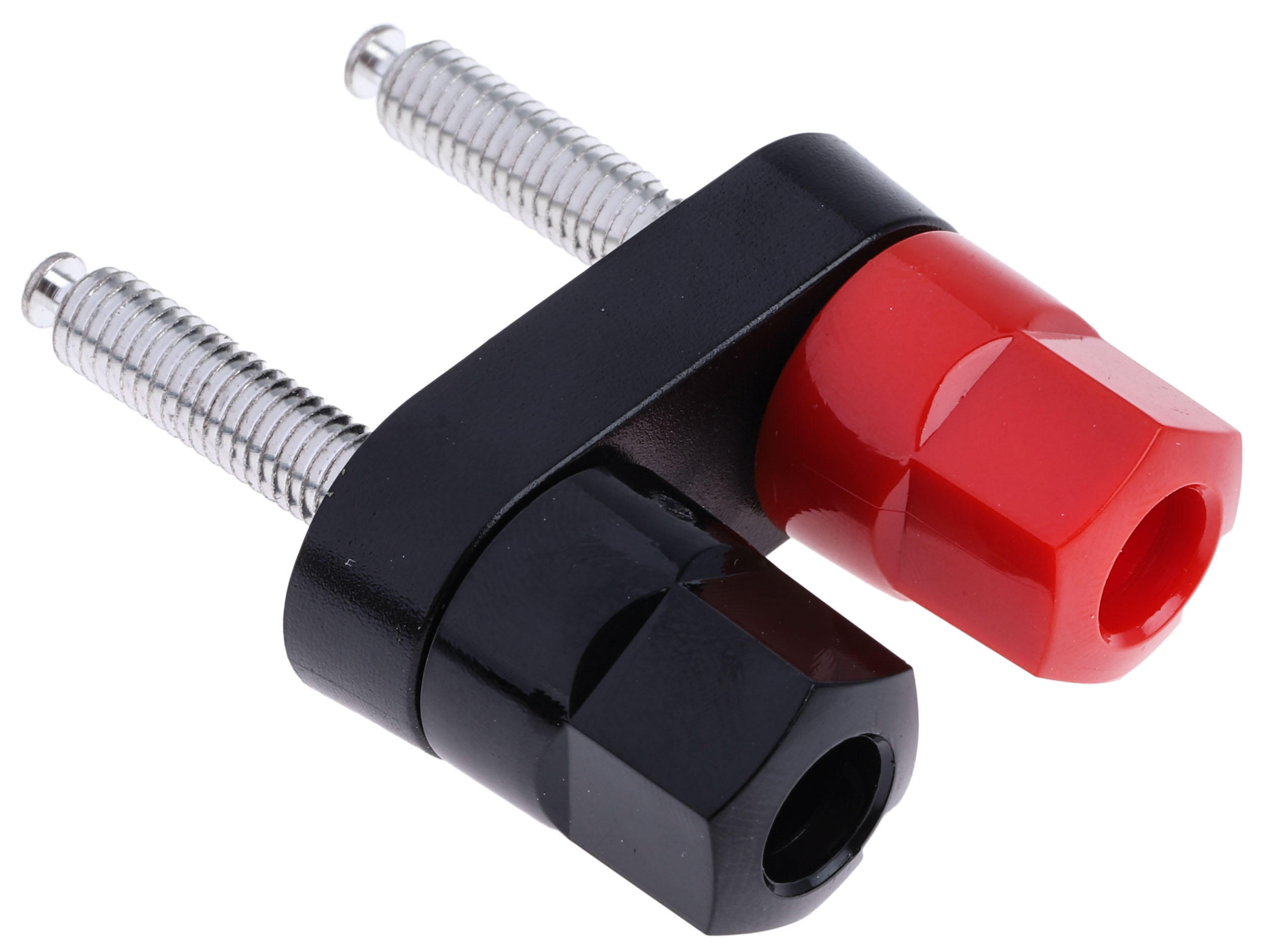 269-rb Abbatron, Red, Black 30A Binding Post With Brass Contacts and Tin Plated