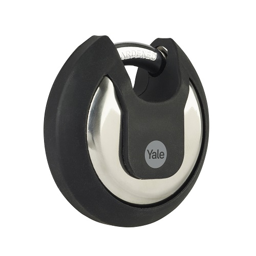 Yale1 Padlock Stainless Steel Padlock Weatherproof, 70 mm Shackle, 70mm Body
