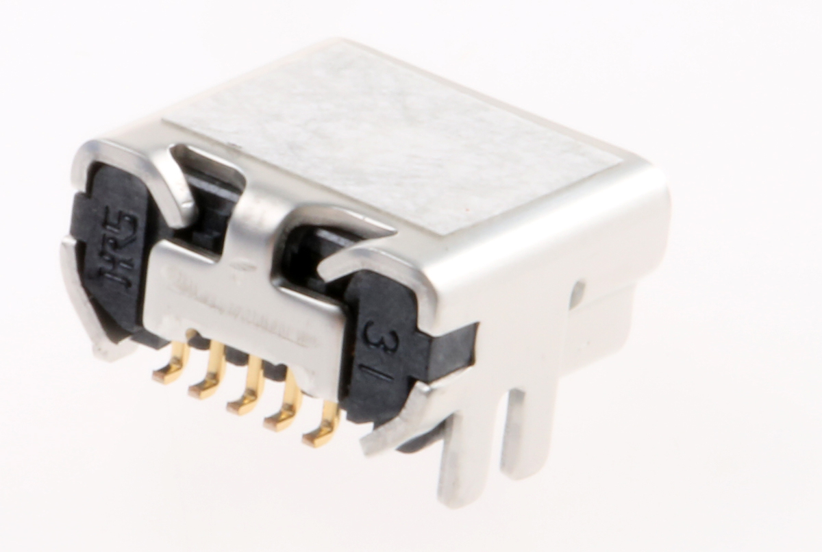 Hirose Right Angle, Through Hole, Socket Type B 2.0 USB Connector