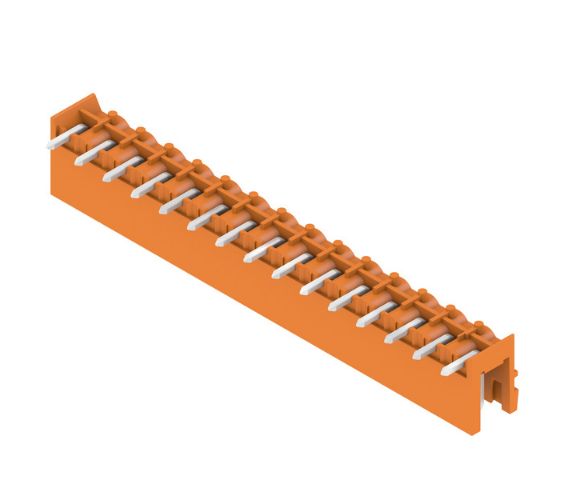 1147010000 Weidmuller, 5.08mm Pitch, OMNIMATE SL, 15 Way, Right Angle, Pluggable Terminal Block, Header, Through Hole, Solder