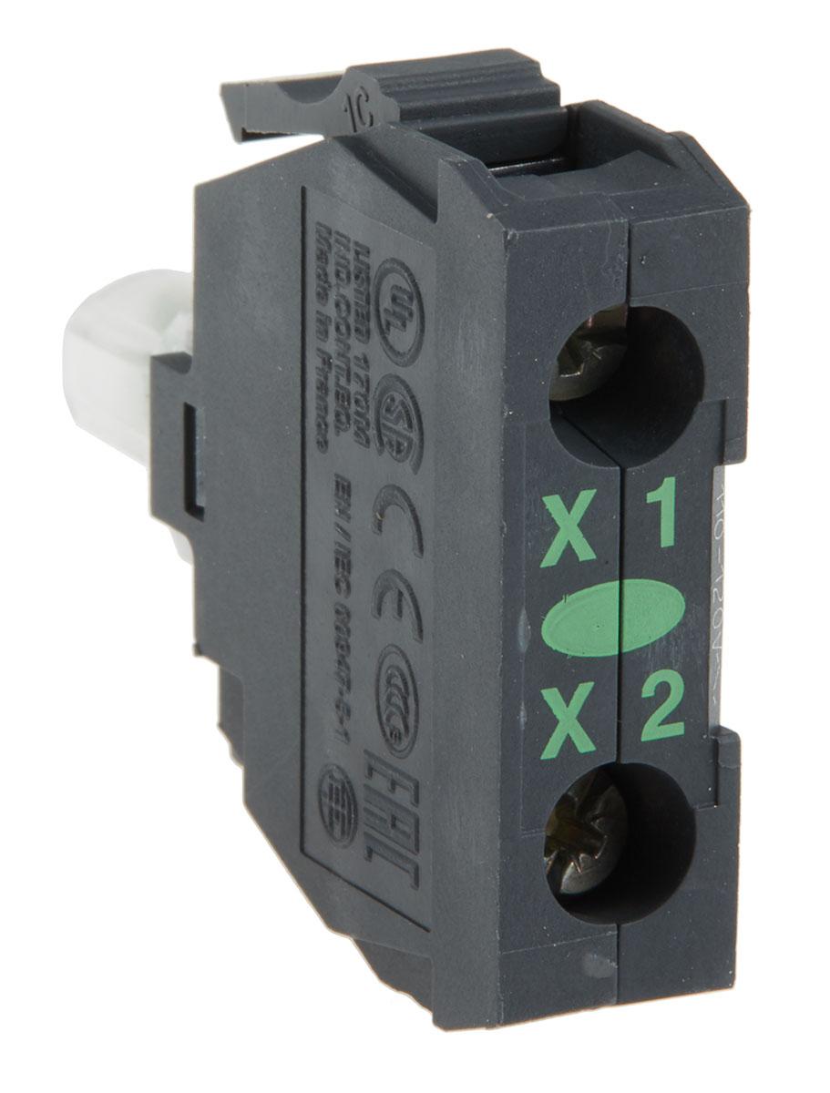 zbvg3 Schneider Electric Harmony XB Light Block LED Green 110 → 120 V Screw terminal