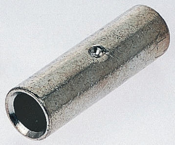 Klauke, CU Butt Splice Connector, Silver, Uninsulated, Tin