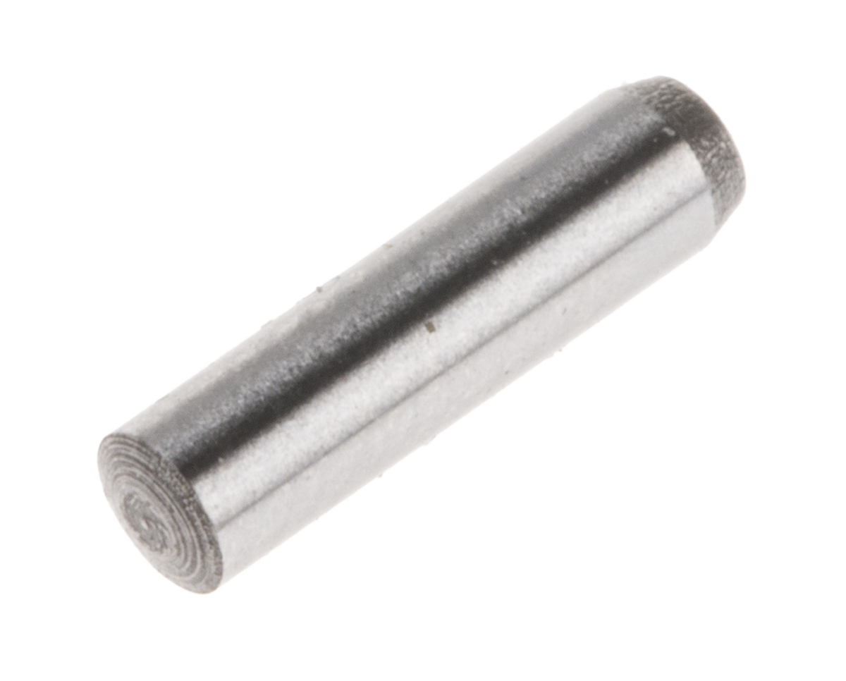 RS PRO 2.5 mm Diameter Plain Steel Parallel Dowel Pin 10 mm Long